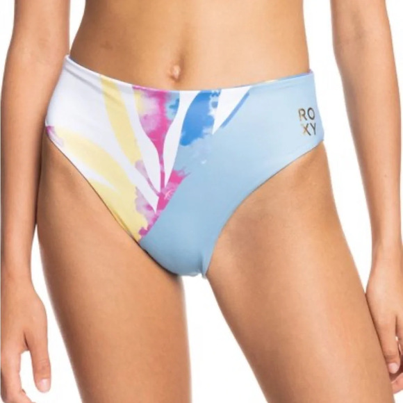 Roxy pop Surf mid waist bikini bottoms NWT L - Picture 2 of 12